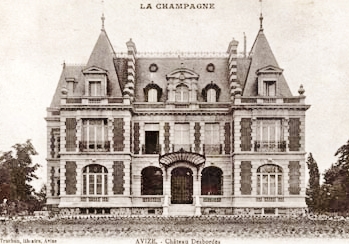 Carte postale du Château Desbordes 